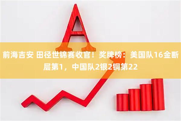 前海吉安 田径世锦赛收官！奖牌榜：美国队16金断层第1，中国队2银2铜第22
